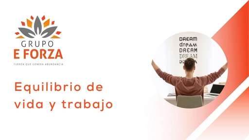 Equilibrio de vida y trabajo